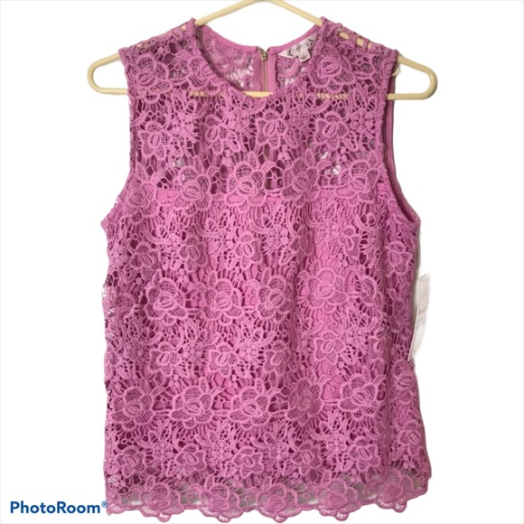 Nanette Lepore Tops - Nanette Lepore Top Rosetta Pink NWT RTL $98 Small